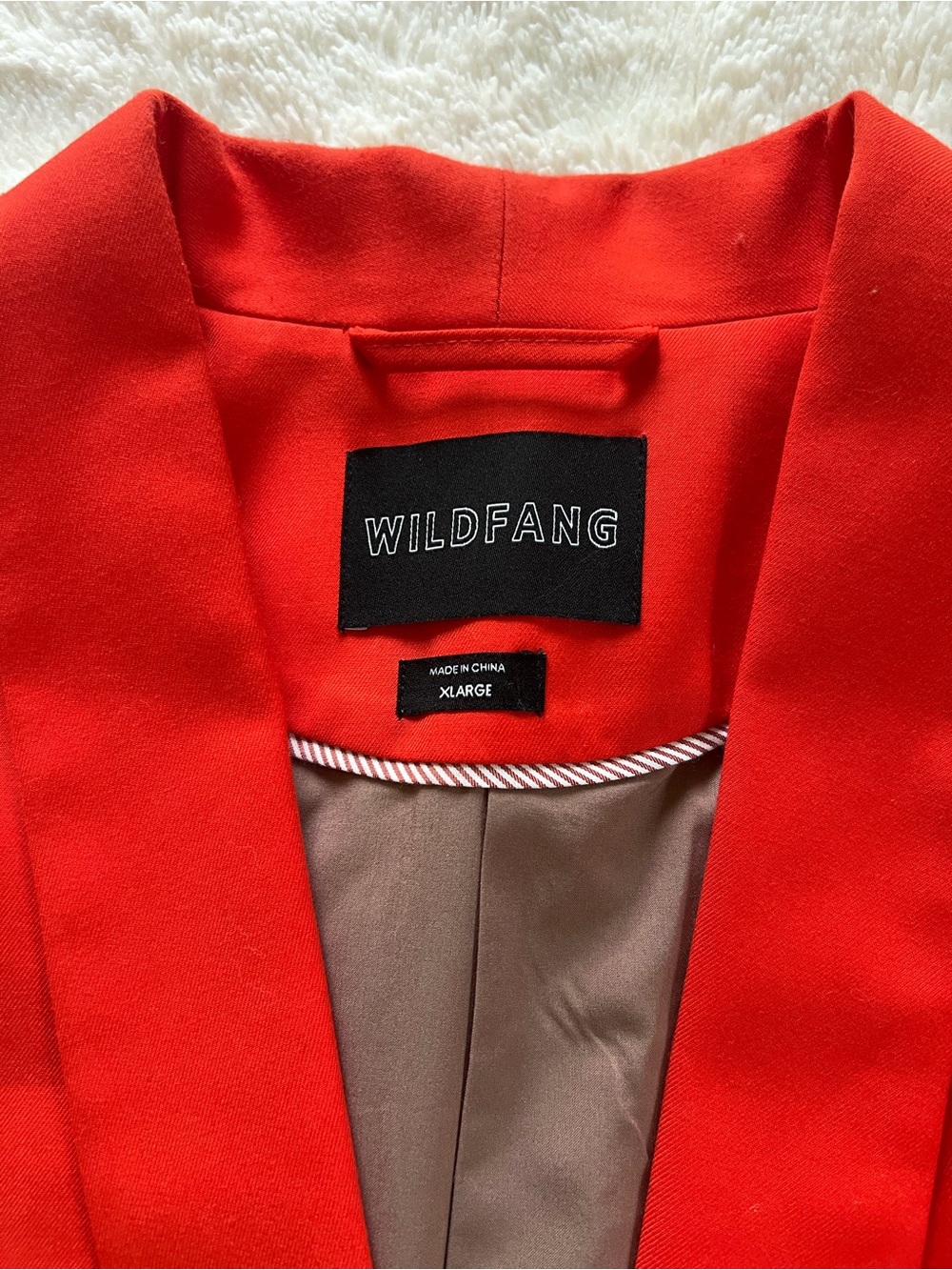 WILDFANG Empower Tux Blazer in Orange (Blazer ONLY-matching pants in closet!) - Picture 2 of 6